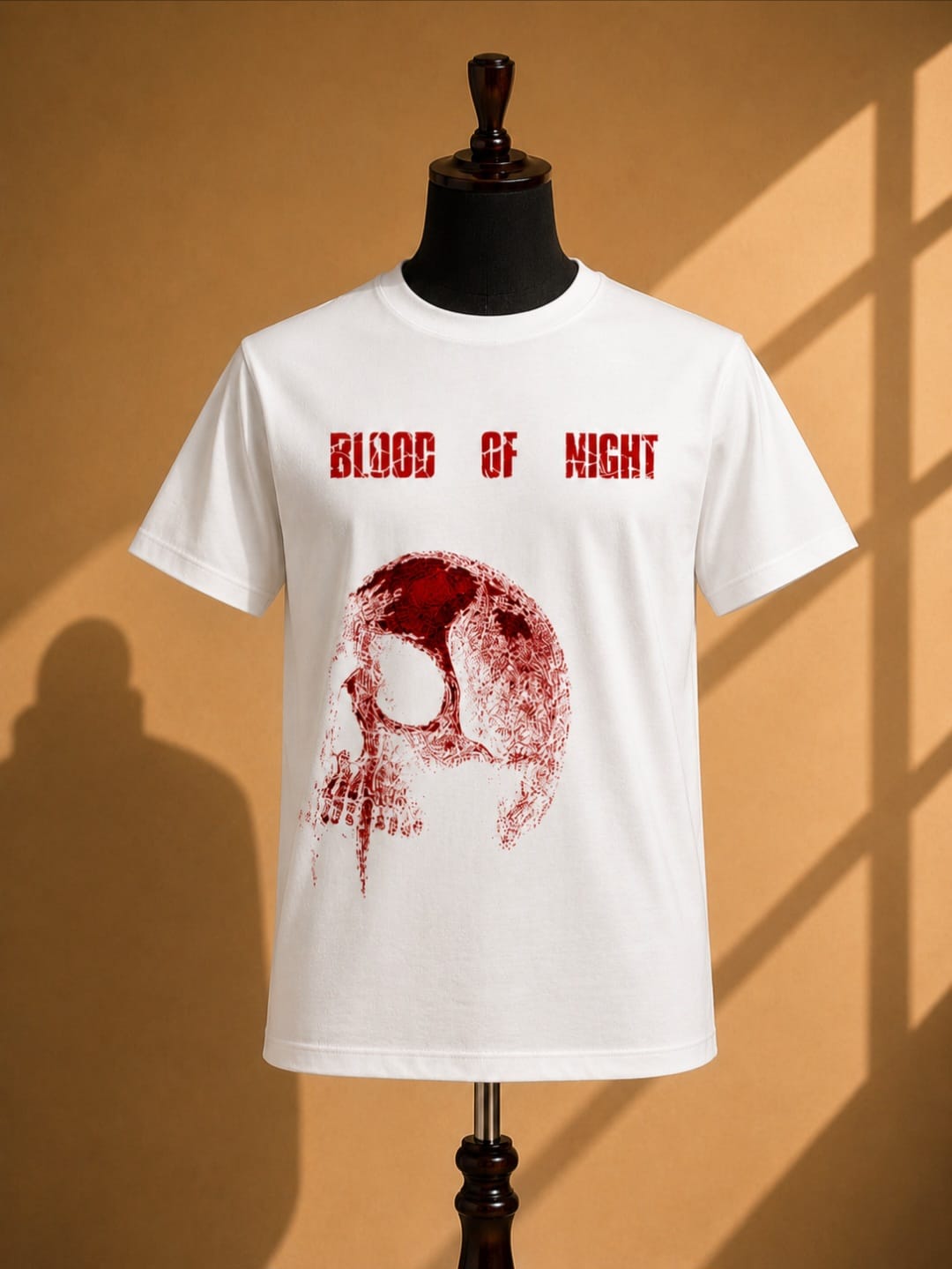 Blood of Night Skull Graphic T-Shirt ⭐