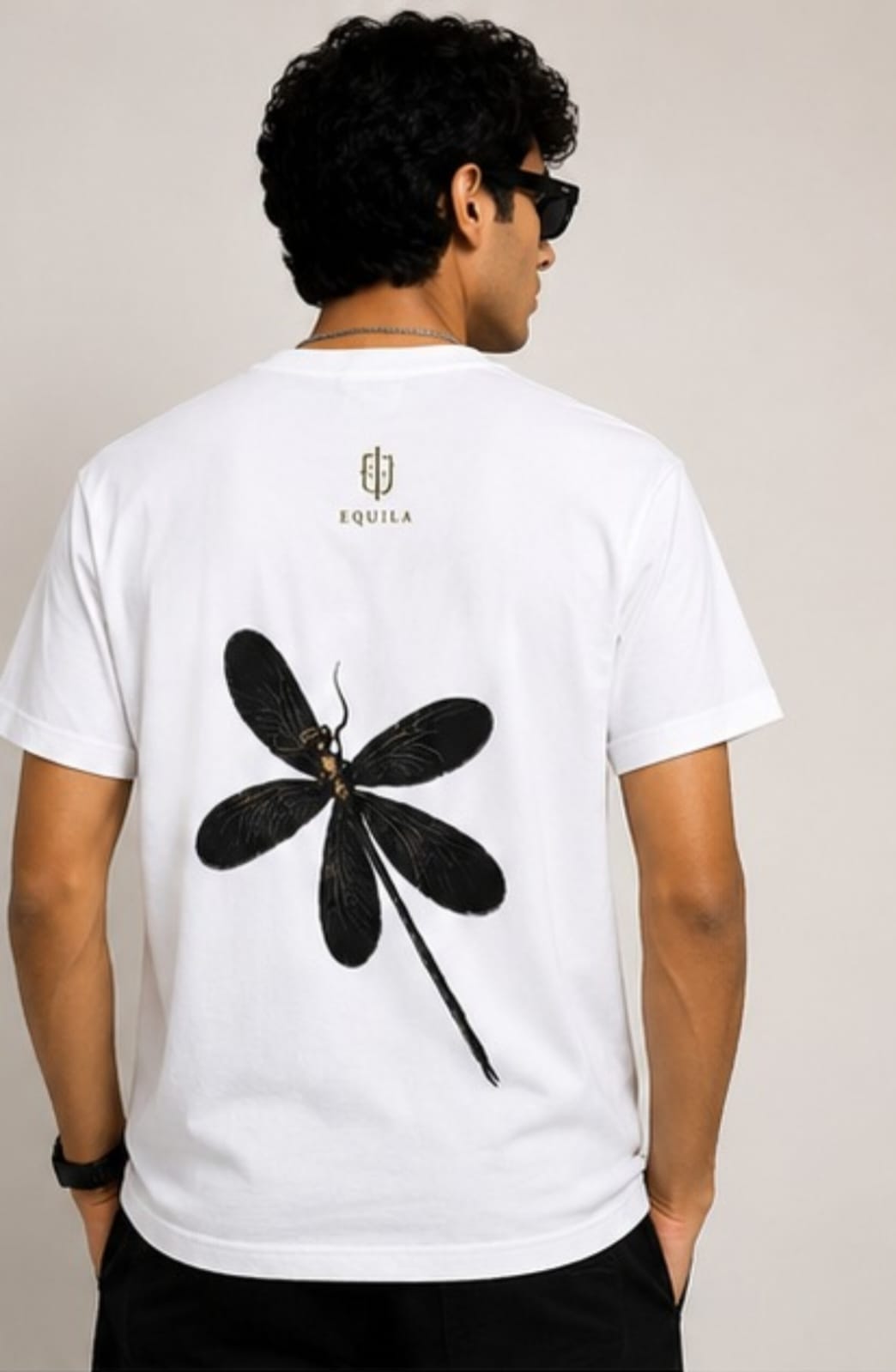 EQUILA STYLE – Angel & Dragonfly T-Shirt (White)