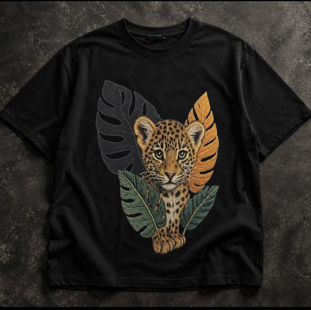 EQUILA STYLE – Leopard Cub Graphic T-Shirt