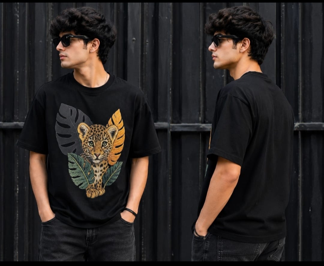 EQUILA STYLE – Leopard Cub Graphic T-Shirt