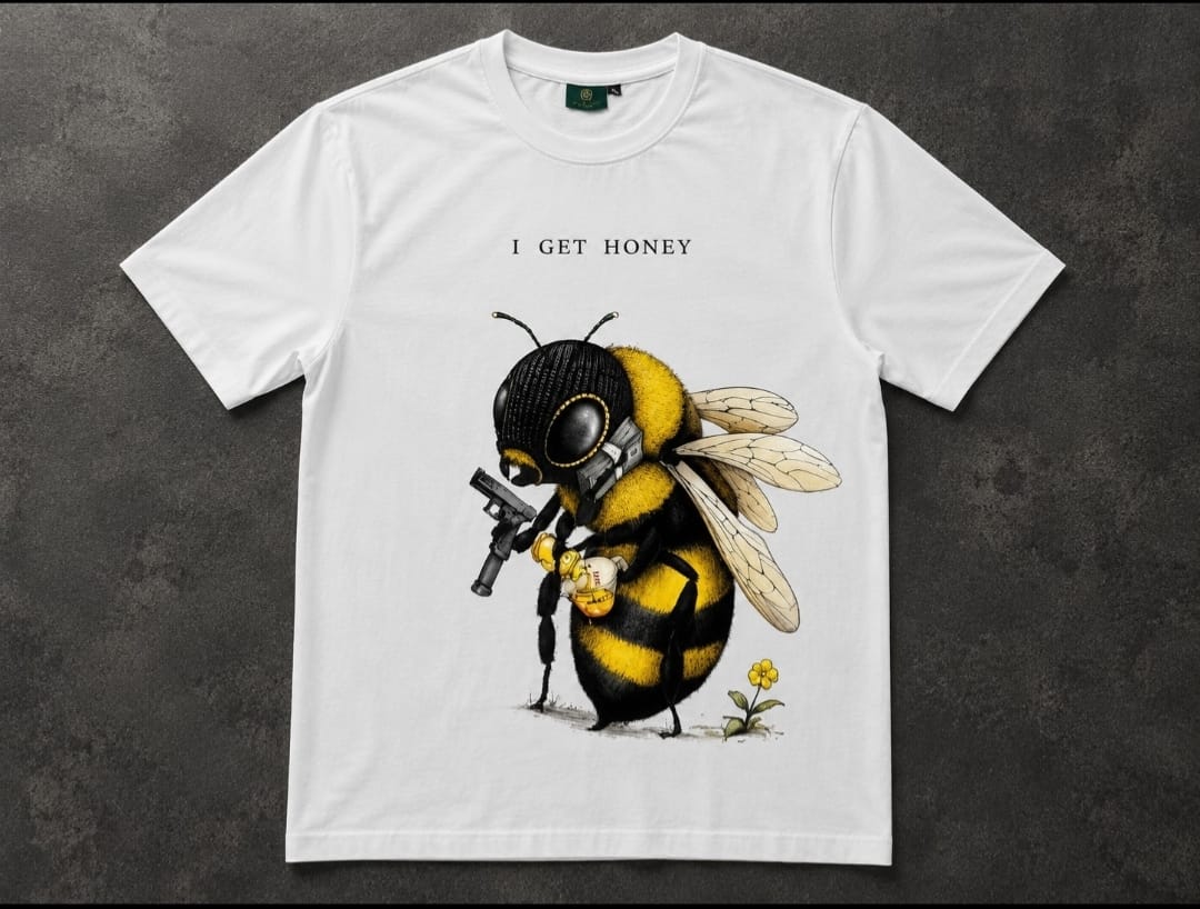 EQUILA STYLE – "I GET HONEY" Graphic