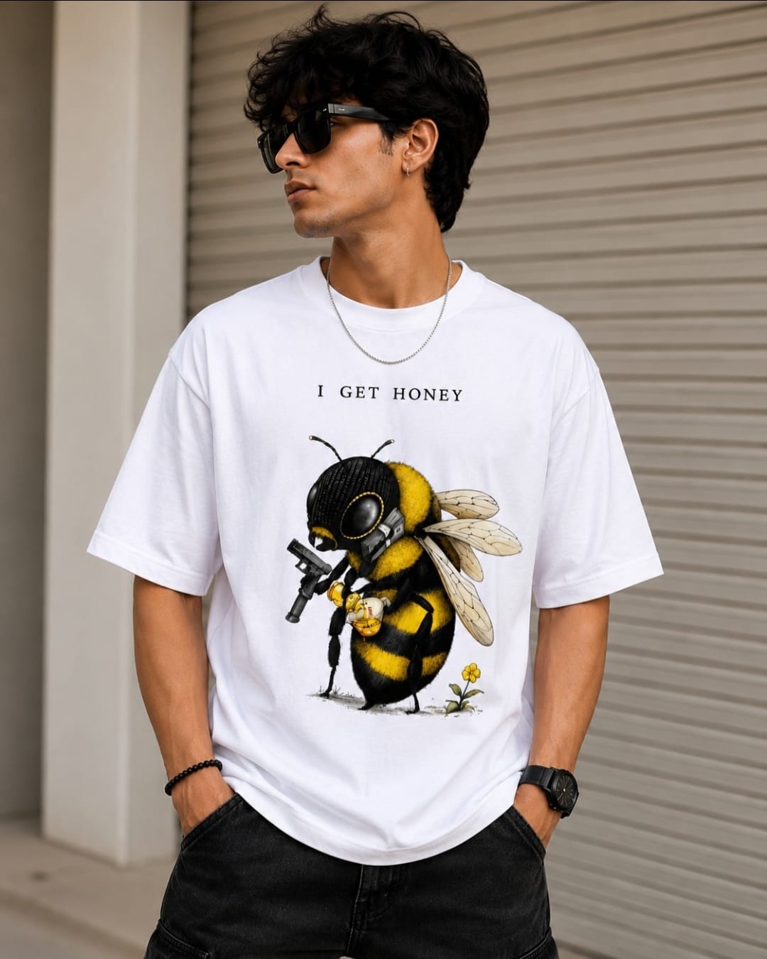 EQUILA STYLE – "I GET HONEY" Graphic